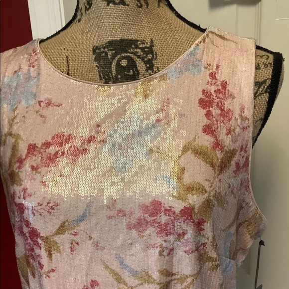 NWT Vince Camuto Sequin Floral Dress. Bought but never wore it. New w/tags - Picture 12 of 13
